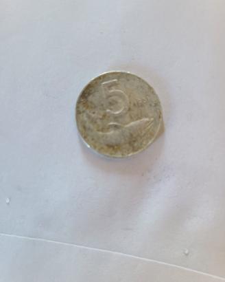 monete da 5 lire storiche