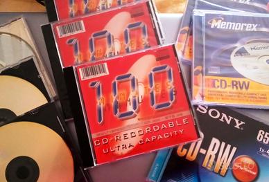 6 CD vergini -  3 Recordable e 3 RW