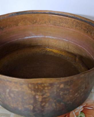 Paiolo in rame originale antico