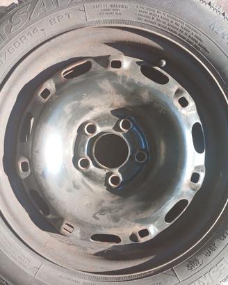 4 ruote da 14 pollici attacco gruppo volkswagen