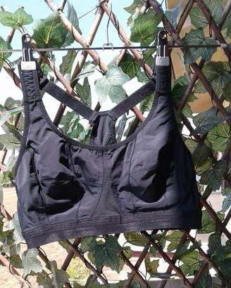 2 Reggiseni sportivi - Decathlon - rosa - nero - L