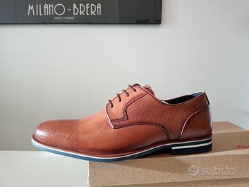 Scarpe Oxford Bata Vera Pelle Suola a Contrasto 