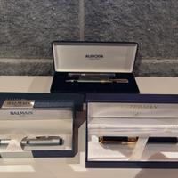 Lotto n.3 penne Aurora + Waterman + Balmain