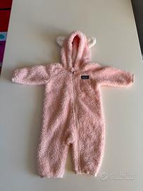 Tutina bimba rosa invernale 3/6 mesi Patagonia
