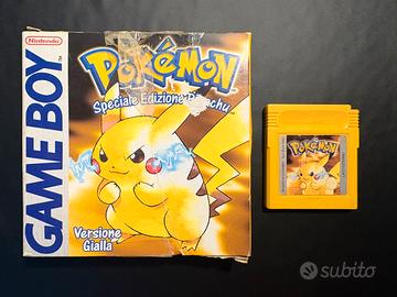 Pokemon giallo game boy ita