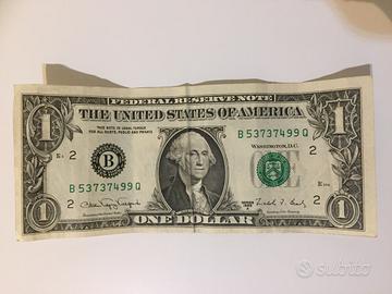Banconota Americana 1 Dollaro