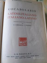 VOCABOLARIO LATINO