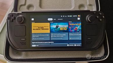 Steam Deck lcd 1tera e custodia