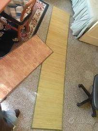 tappeto bambu 50x133 e 50x268cm 11€ l'uno