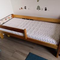 Letto in legno 160x70 completo di materasso
