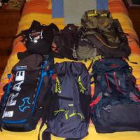 zaini trekking alpinismo 