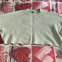 Maglioncino zara knit color menta ed abbigliamento