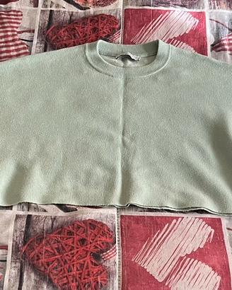 Maglioncino zara knit color menta ed abbigliamento