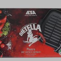 Bistecchiera ilsa rettangolare in ghisa smaltata