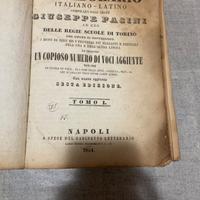 Vocabolario italiano-latino 1854