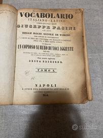 Vocabolario italiano-latino 1854