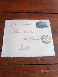 Busta da lettera Sua Eccellenza Benito Mussolini