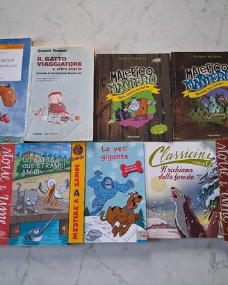 Lotto di 9 libri per bambini