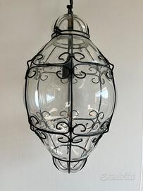 Lampada vetro soffiato Murano Venezia