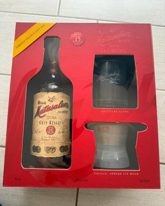 Confezione di Rum con bicchiere