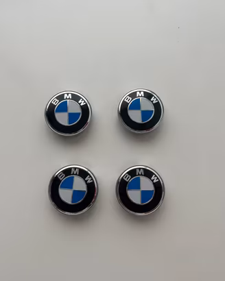 Coprimozzi BMW 60 mm blu e bianchi