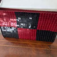 Pochette nera e bordeaux