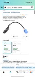 Connetore Bluetooth per alfa romeo lancia fiat