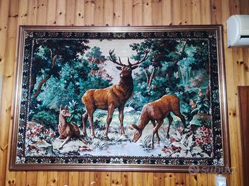 Arazzo da parete con Cervi