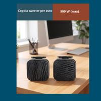 Coppia di Tweeter per auto 500 Watt