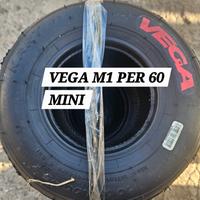 Gomme kart vega rosse M1 per 60MINI