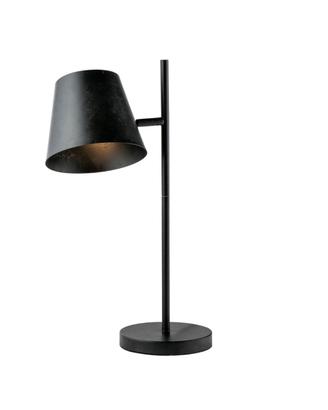 Lampada da tavolo in metallo nero