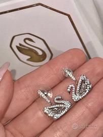 Orecchini Swarovski Swan originali
