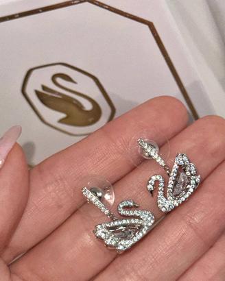 Orecchini Swarovski Swan originali