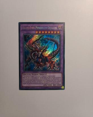 yugioh rara secr 1 ed Drago Pendulum Occhi Coraggi