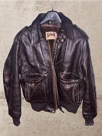 Giacca Schott NYC in Pelle Vintage A-2