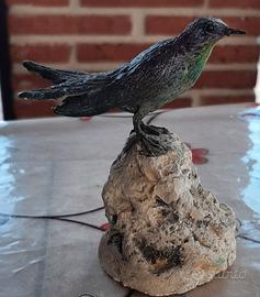 Colibrì n2, in scultura di argilla