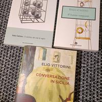 Set libri Italo Calvino e Vittorini
