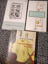 Set libri Italo Calvino e Vittorini