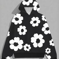 felpa da uomo con motivo floreale