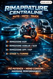 Rimappatura centraline, stage 1 EGR DPF ADBLUE