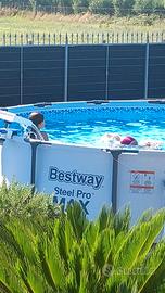 PISCINA BESTWAY STEEL PRO MAX  4,80 COMPLETA