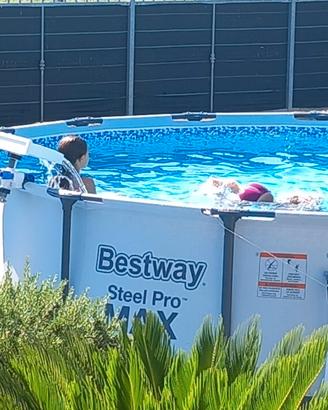 PISCINA BESTWAY STEEL PRO MAX  4,80 COMPLETA