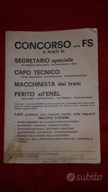 Libro concorso Ferrovie dello Stato FS treni 1979