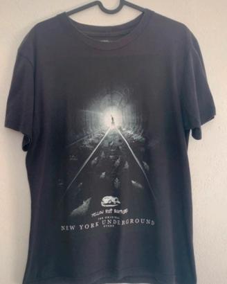 T-Shirt Vintage stampa frontale-Yellow Rat Bastard