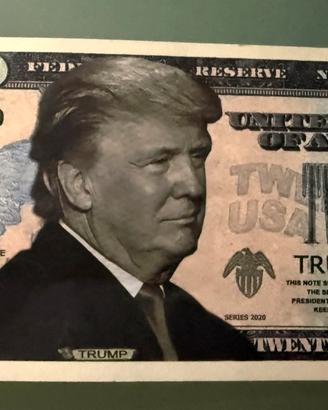 Banconota commemorativa vittoria Trump 2020