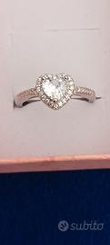 anello fidanzamento in argento 