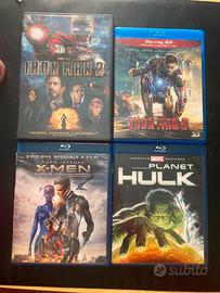 Dvd X men, Iron man 2/3 e Hulk