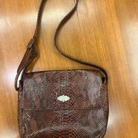 Gianni Versace Borsa in vera pelle pitone