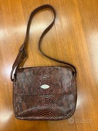 Gianni Versace Borsa in vera pelle pitone