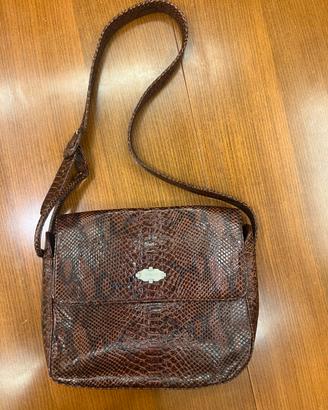 Gianni Versace Borsa in vera pelle pitone